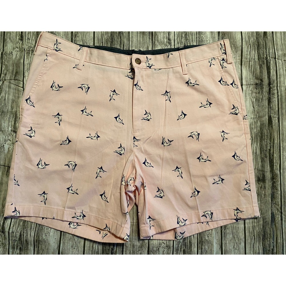 Nautica size 40 the Deck Short pink preppy swordfish chino pink